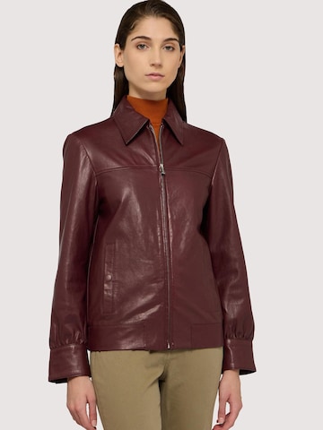 Trussardi - Chaqueta de entretiempo en marrón: frente