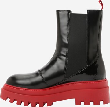 Calvin Klein Jeans - Botas Chelsea 'FLATFORM' en negro