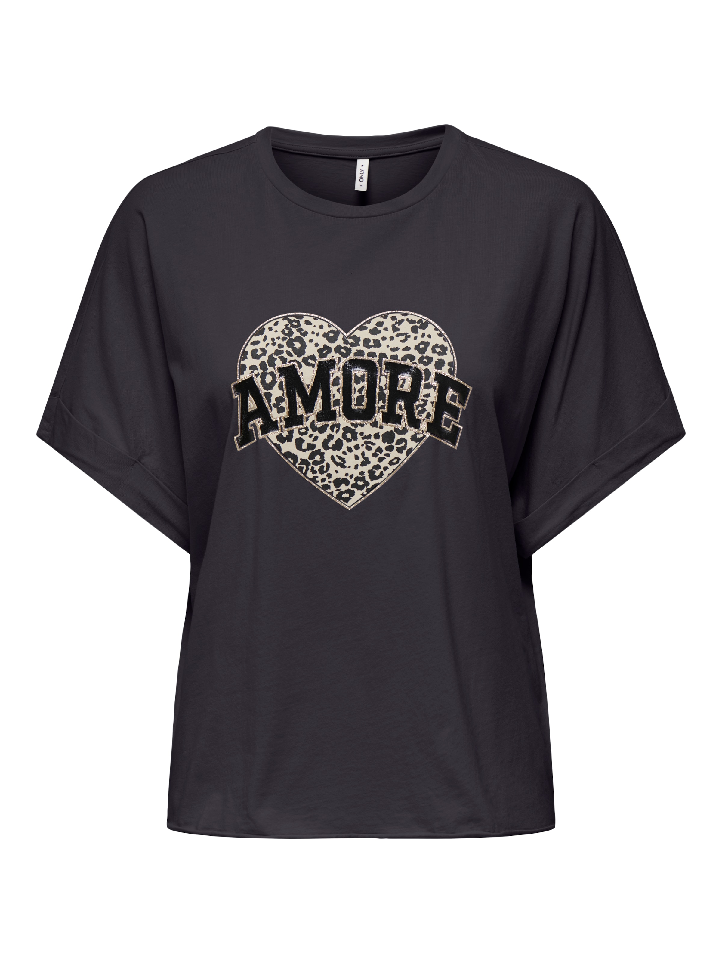 ONLY Tričko 'ONLLucy' - tmelová / zlatá / čierna, Produkt