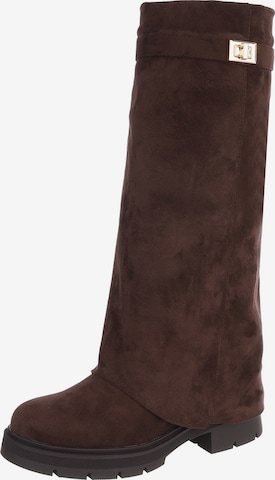 Ital-Design Stiefel in Braun: Vorderseite