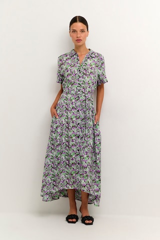 Robe-chemise 'Loraina' Kaffe en vert : devant