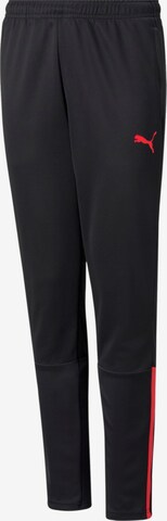 PUMA Sporthose 'TeamLiga' in Schwarz: Vorderseite