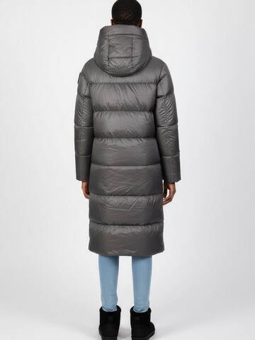 Blauer Mantel 'Celia' in Grau