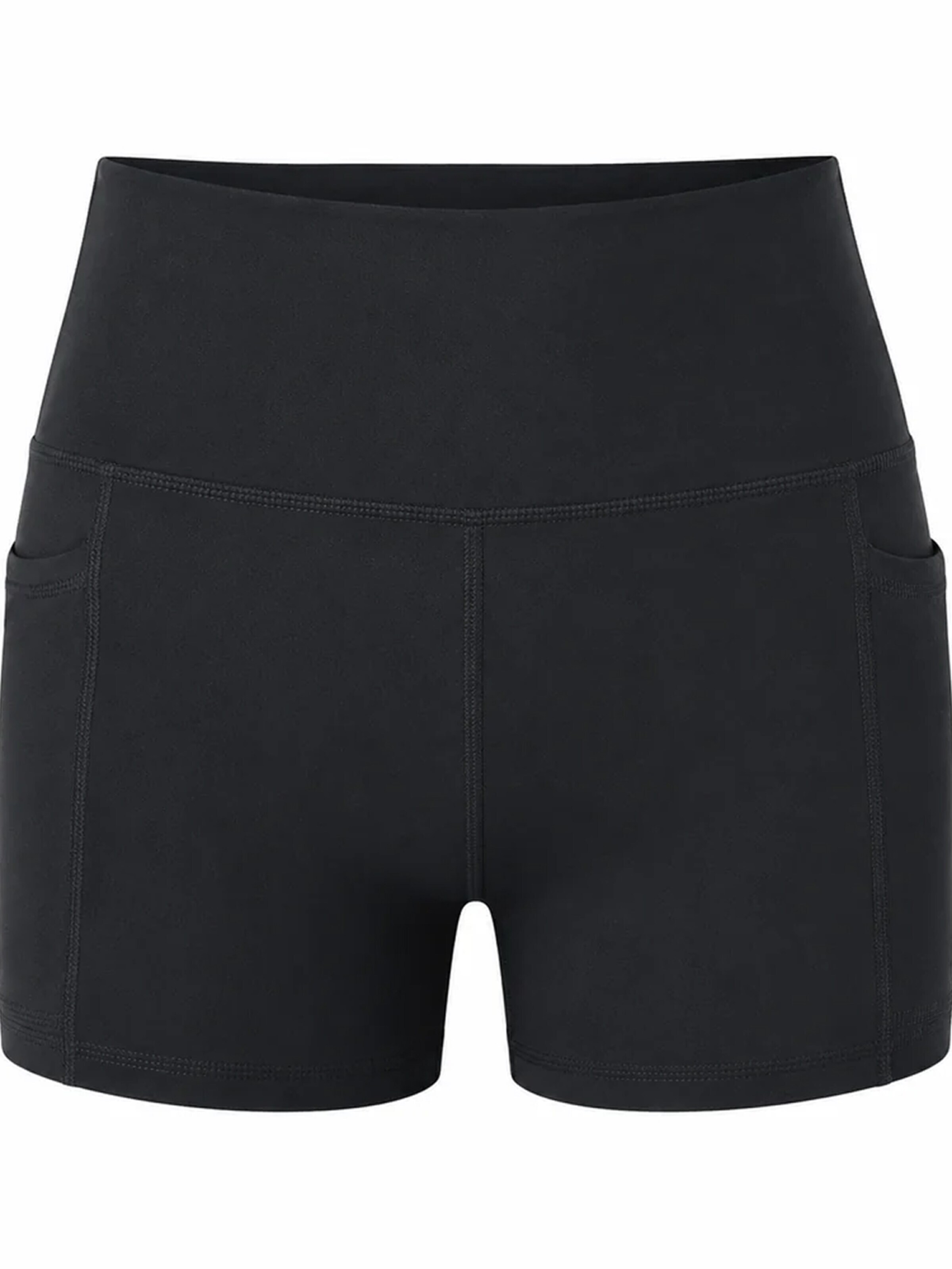 Shapetape Slimfit Leggings 'High Waist Fitness Short met Telefoonzak' in Zwart