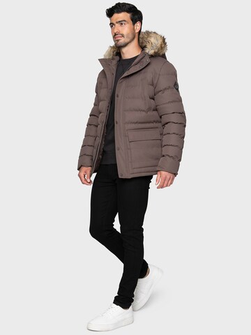 Threadbare Winter jacket 'Carrow' in Brown