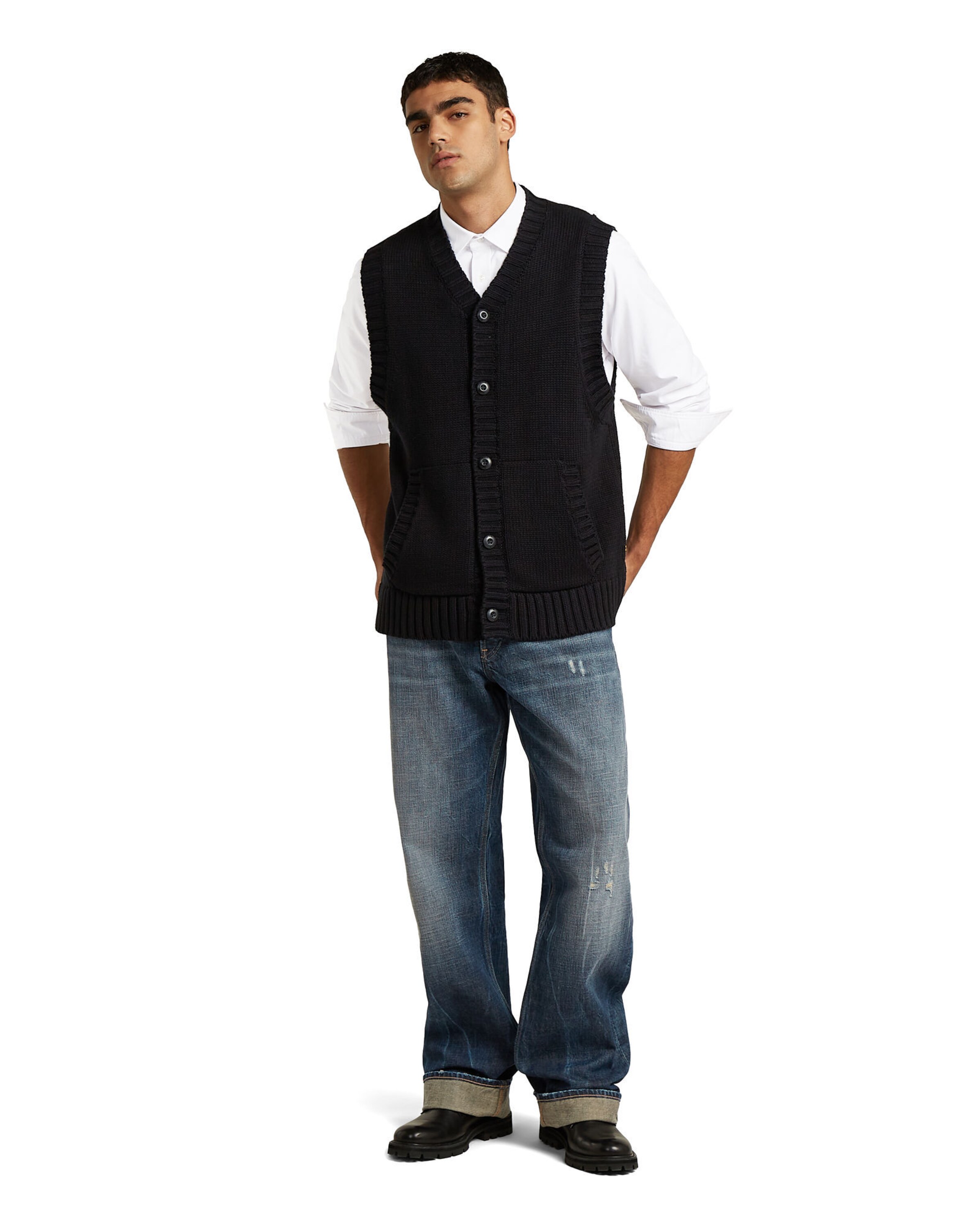 Veste mi-saison 'Heavy Vest ' G-STAR en noir