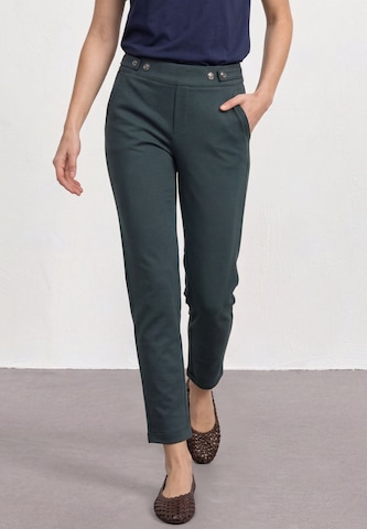 STREET ONE Slim fit Pants in Green