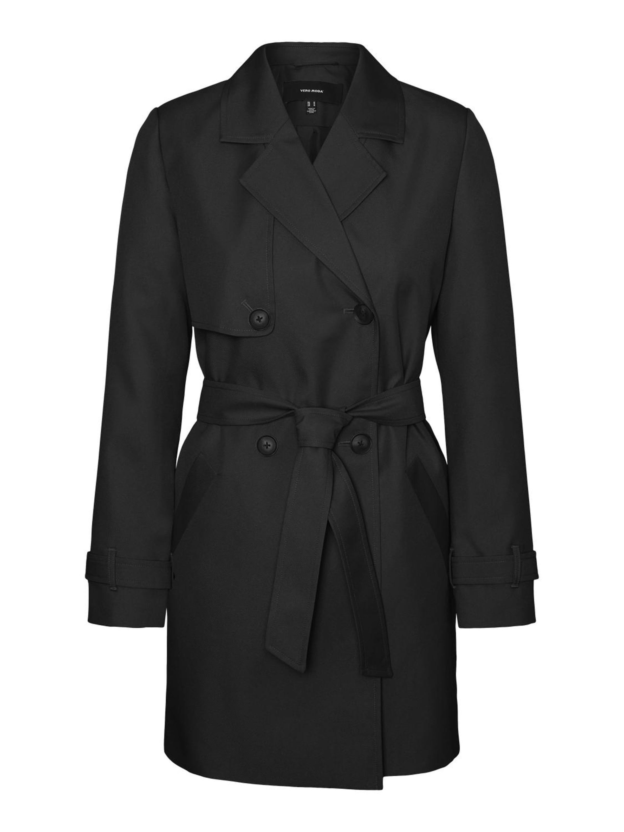 Manteau mi-saison 'Celeste' VERO MODA en noir : devant