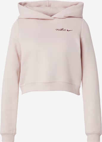 Nike Sportswear Свитшот 'Phoenix Fleece' в Ярко-розовый: спереди