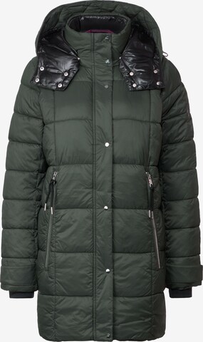 STREET ONE Winter Coat in Green: front