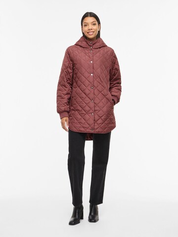 VILA Between-Seasons Coat in Pink: front