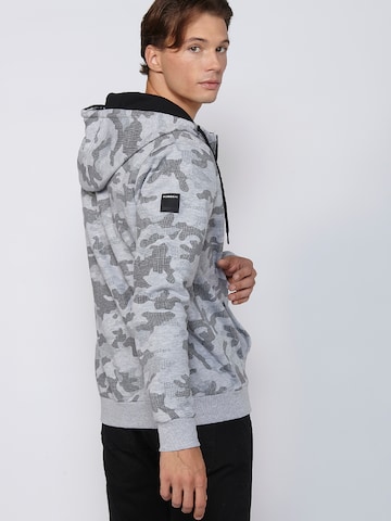 KOROSHI Sweatjacke in Grau