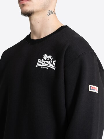 LONSDALE Sweatshirt 'Haighton' in Black