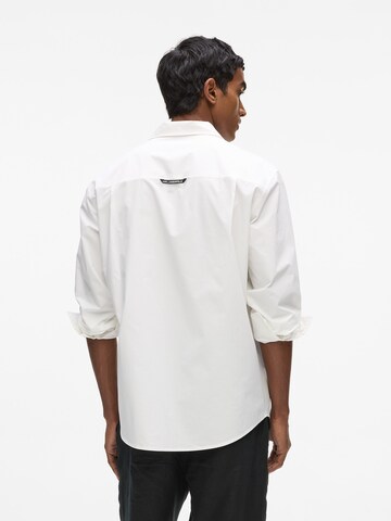 Karl Lagerfeld - Ajuste regular Camisa en blanco