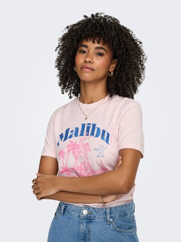 ONLY Tricot 'Dina' in Roze: voorkant