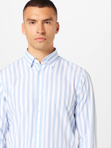 Tommy Hilfiger Tailored Regular fit Overhemd in Blauw