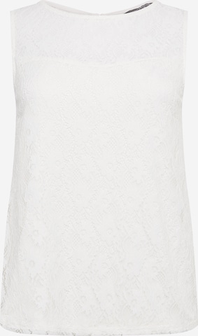 Dorothy Perkins Curve Top in White: front