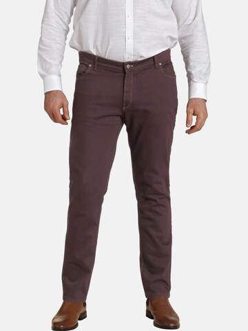 Charles Colby Regular Jeans 'Baron Leolin' in Rot: predná strana