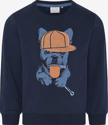 MINYMO Sweatshirt in Blue: front