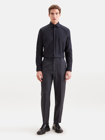 SEIDENSTICKER Regular fit Business shirt in Black
