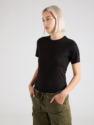 melns G-Star RAW T-Krekls 'Core': no priekšpuses