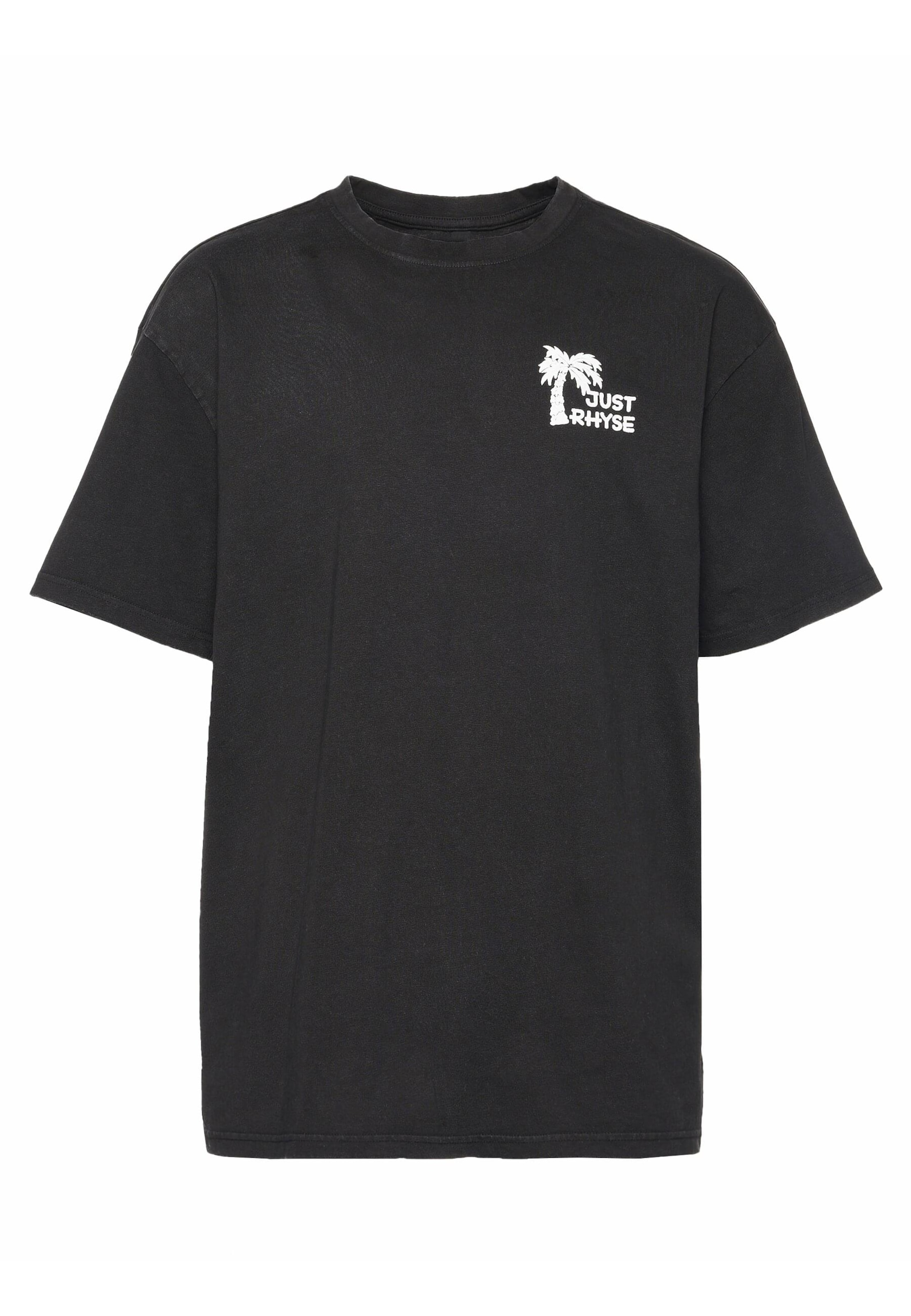 Just Rhyse Shirt 'Motel' in Black: front