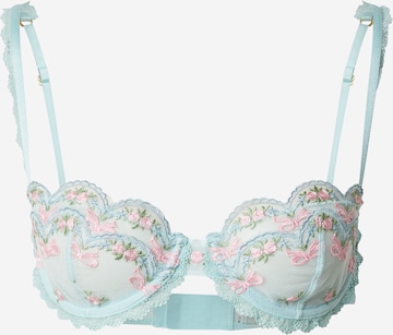 Classique Soutien-gorge 'MILA' WILD LOVERS en bleu : devant