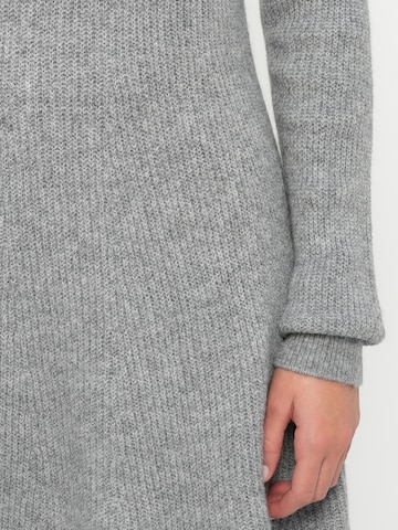 PIECES Kootud kleit 'PCRYDIA', värv hall