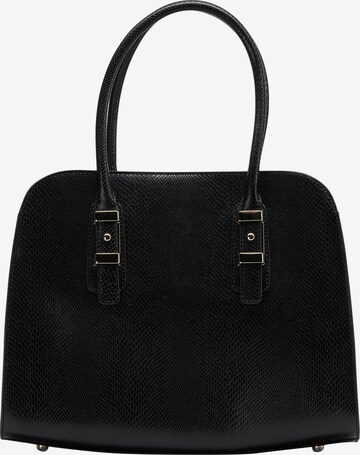 usha BLACK LABEL Handtasche in Schwarz: predná strana