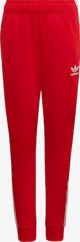 Pantalon 'Adicolor Sst' ADIDAS ORIGINALS en rouge : devant