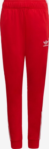 Pantaloni 'Adicolor SST' di ADIDAS ORIGINALS in rosso: frontale