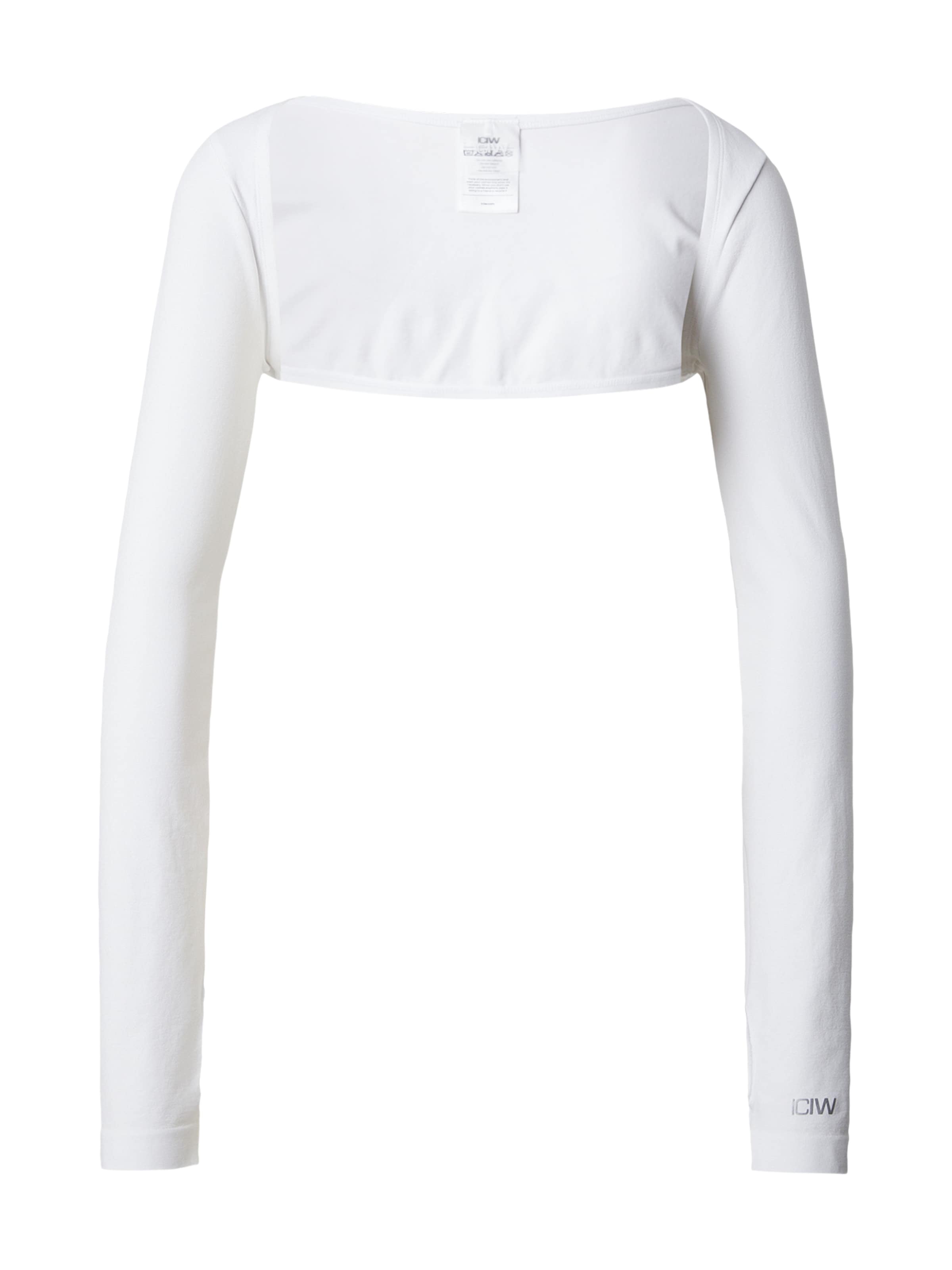 Maglia funzionale di ICANIWILL in bianco: frontale