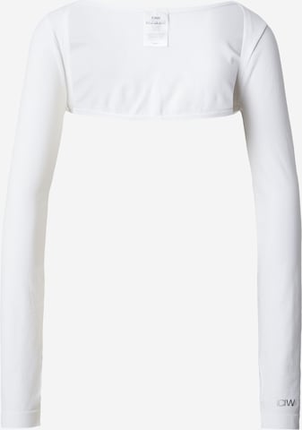 ICANIWILL Λειτουργικό μπλουζάκι σε λευκό: μπροστά