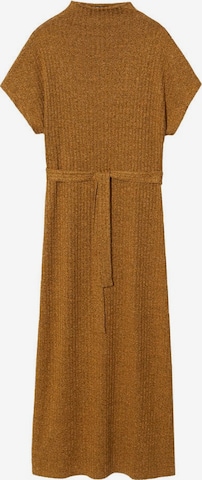 MANGO Knitted dress 'Margot' in Yellow: front