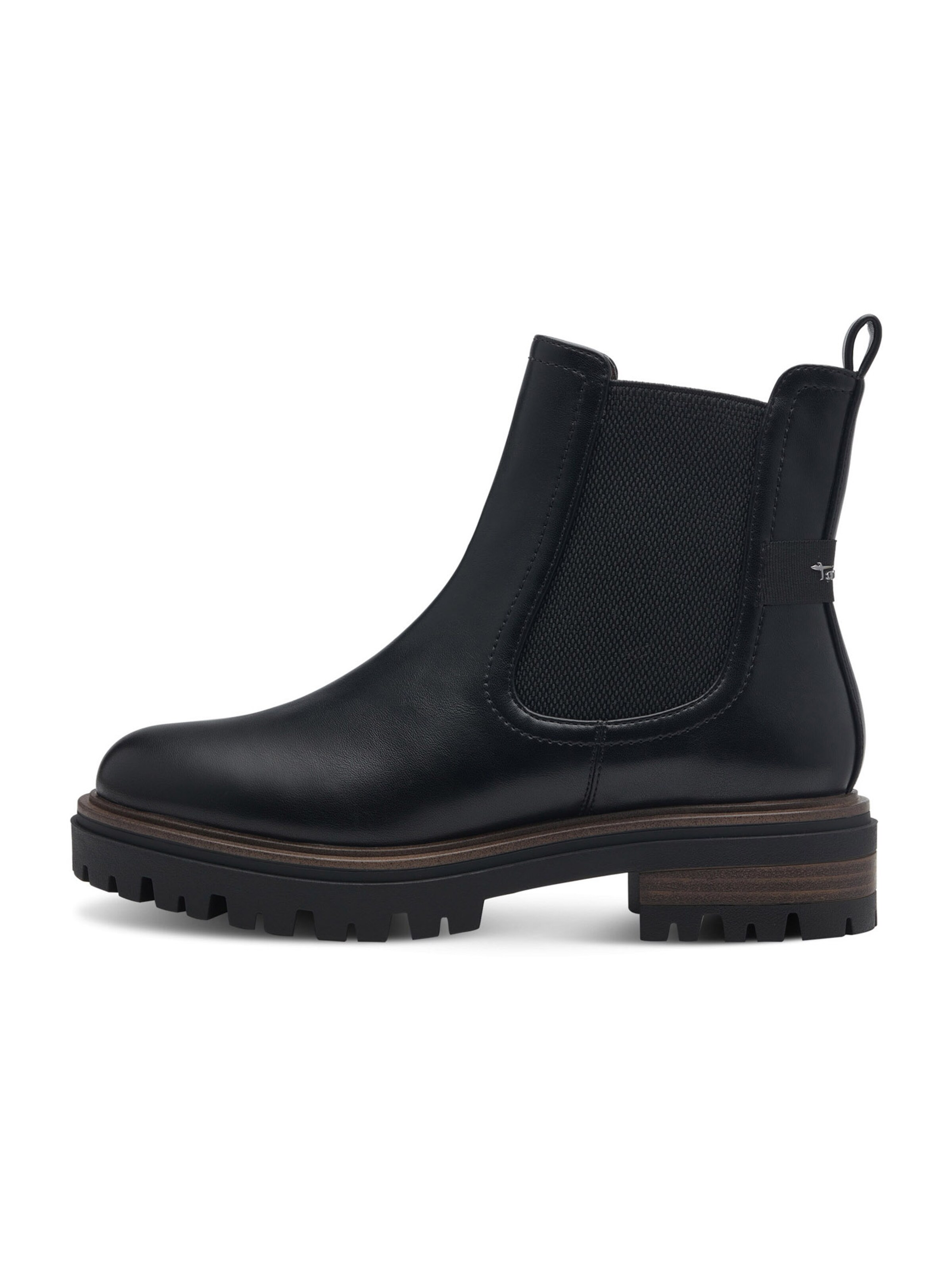Tamaris Chelsea boots in Zwart