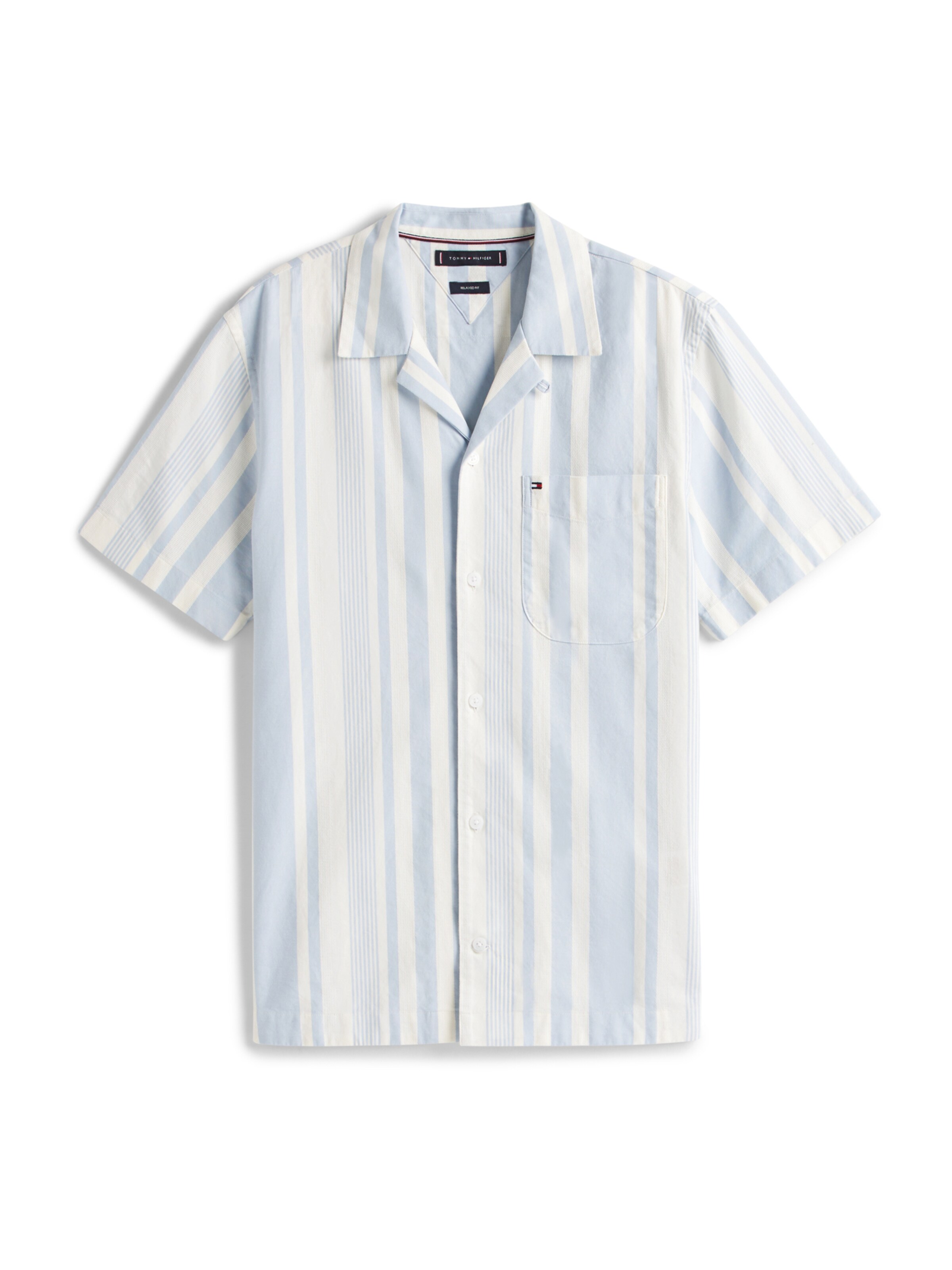 Comfort fit Camicia di TOMMY HILFIGER in blu: frontale
