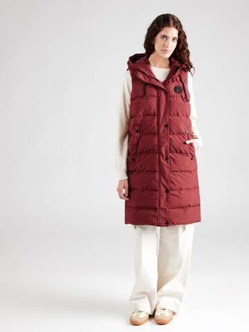 Weather Report Sports vest 'Chief' in Red: front