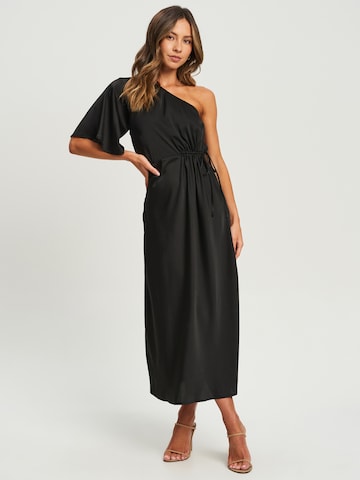 Tussah - Vestido de cocktail 'ELLI' em preto: frente