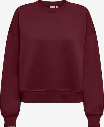 ONLY Sweatshirt 'ONLBEST' in Rot: Vorderseite