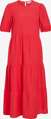 VILA Kleid 'VIPrisiIla' in Rot: Vorderseite