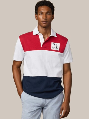 Maglietta 'HERITAGE' di Hackett London in rosso: frontale