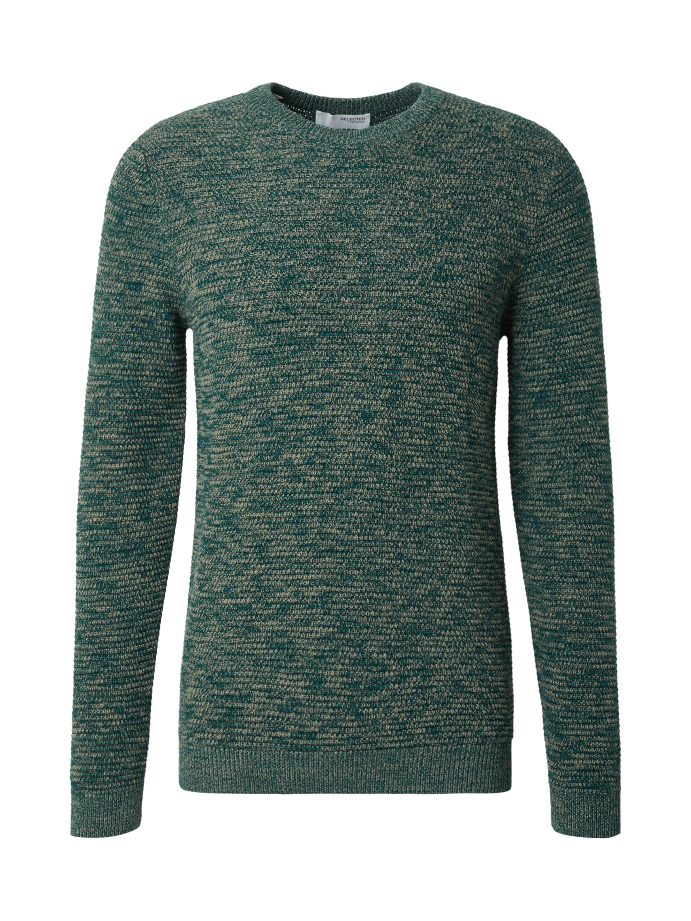 Pull-over 'SLHVINCE' SELECTED en vert : devant