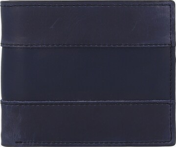 FOSSIL Wallet 'Everett' in Blue: front