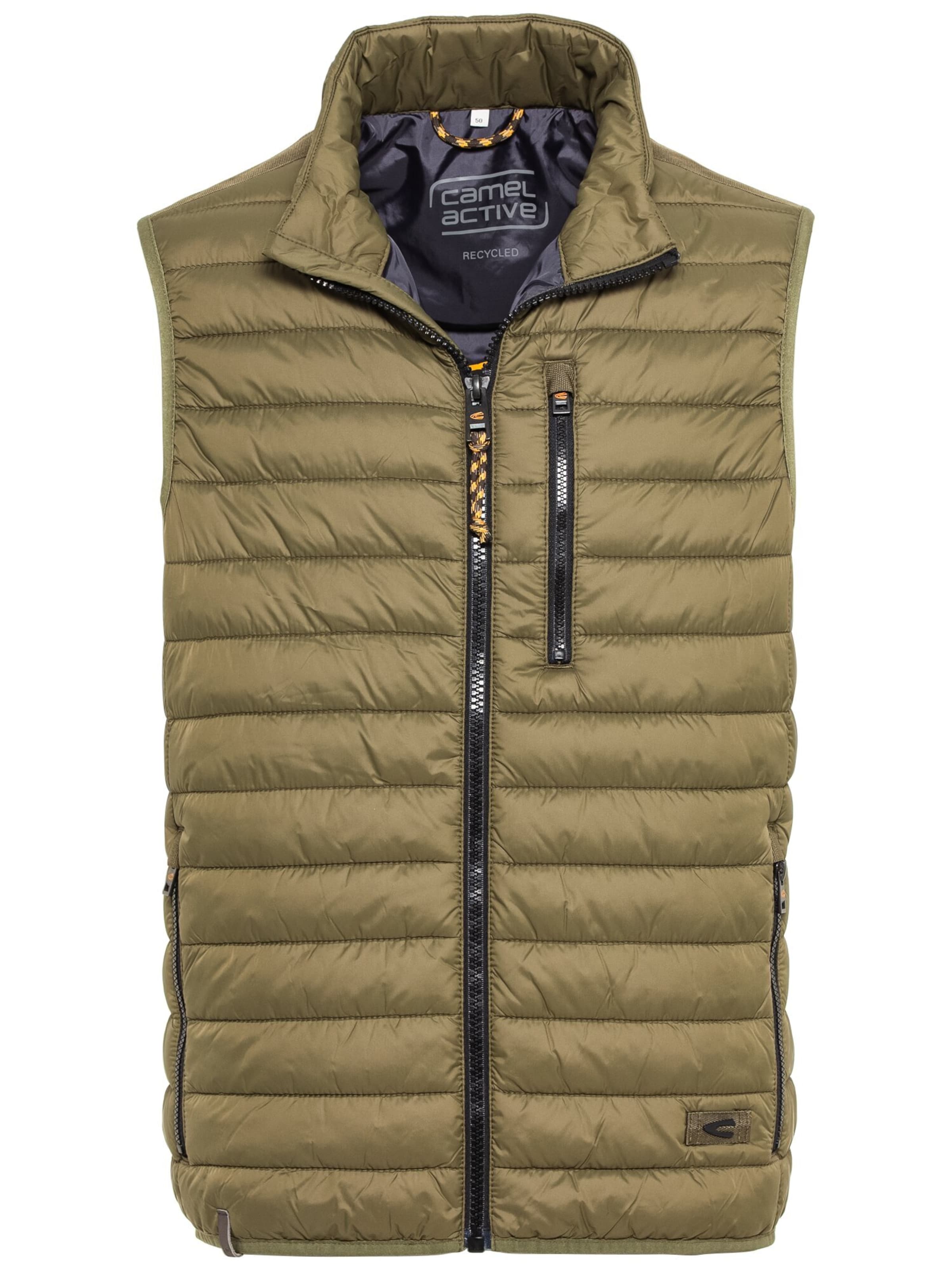 CAMEL ACTIVE Vest in Brown: front