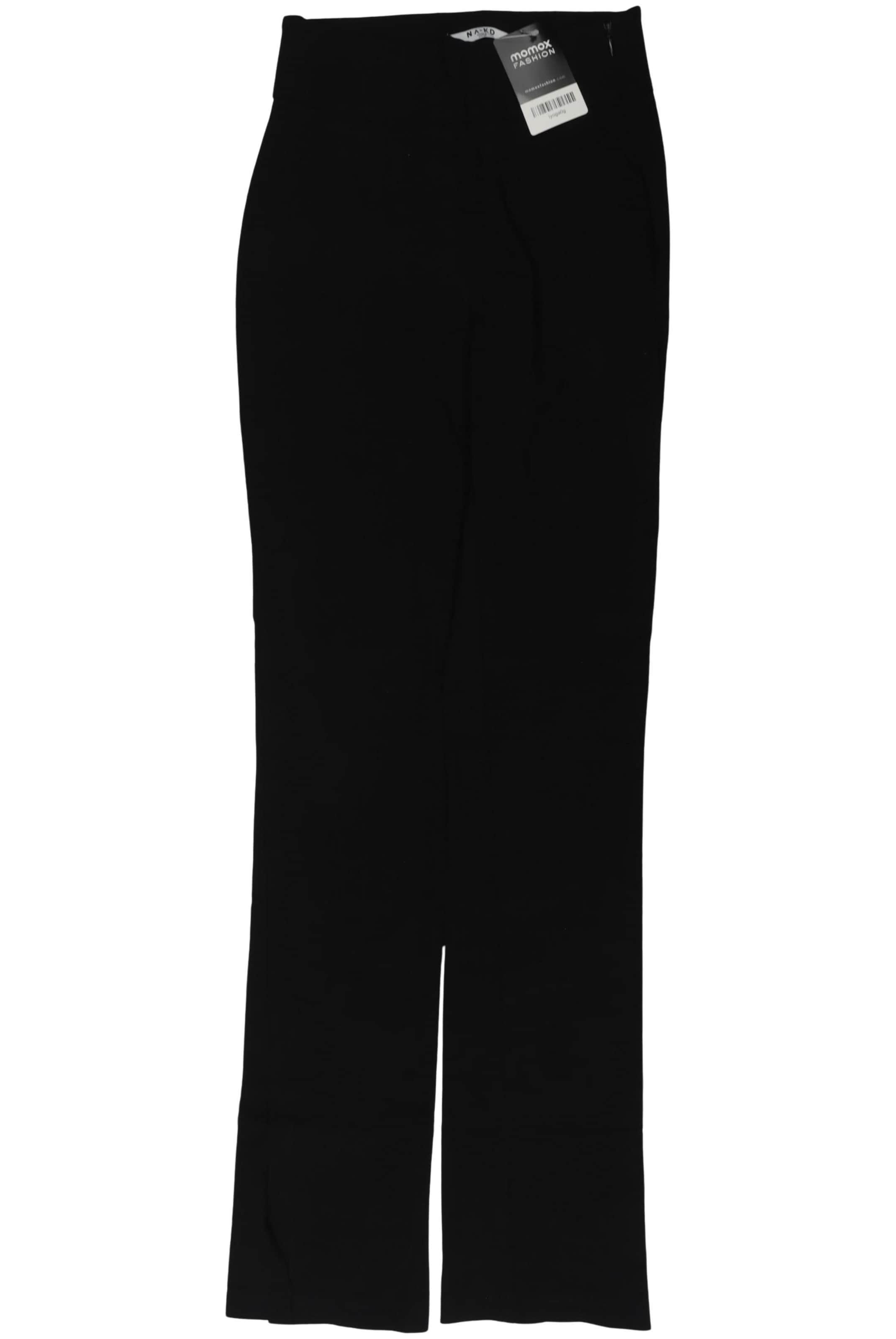 NA-KD Pants in S in Black: front