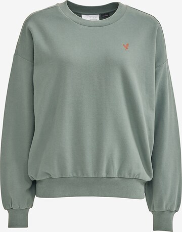 mazine Sweatshirt 'Kuna' in Green: front