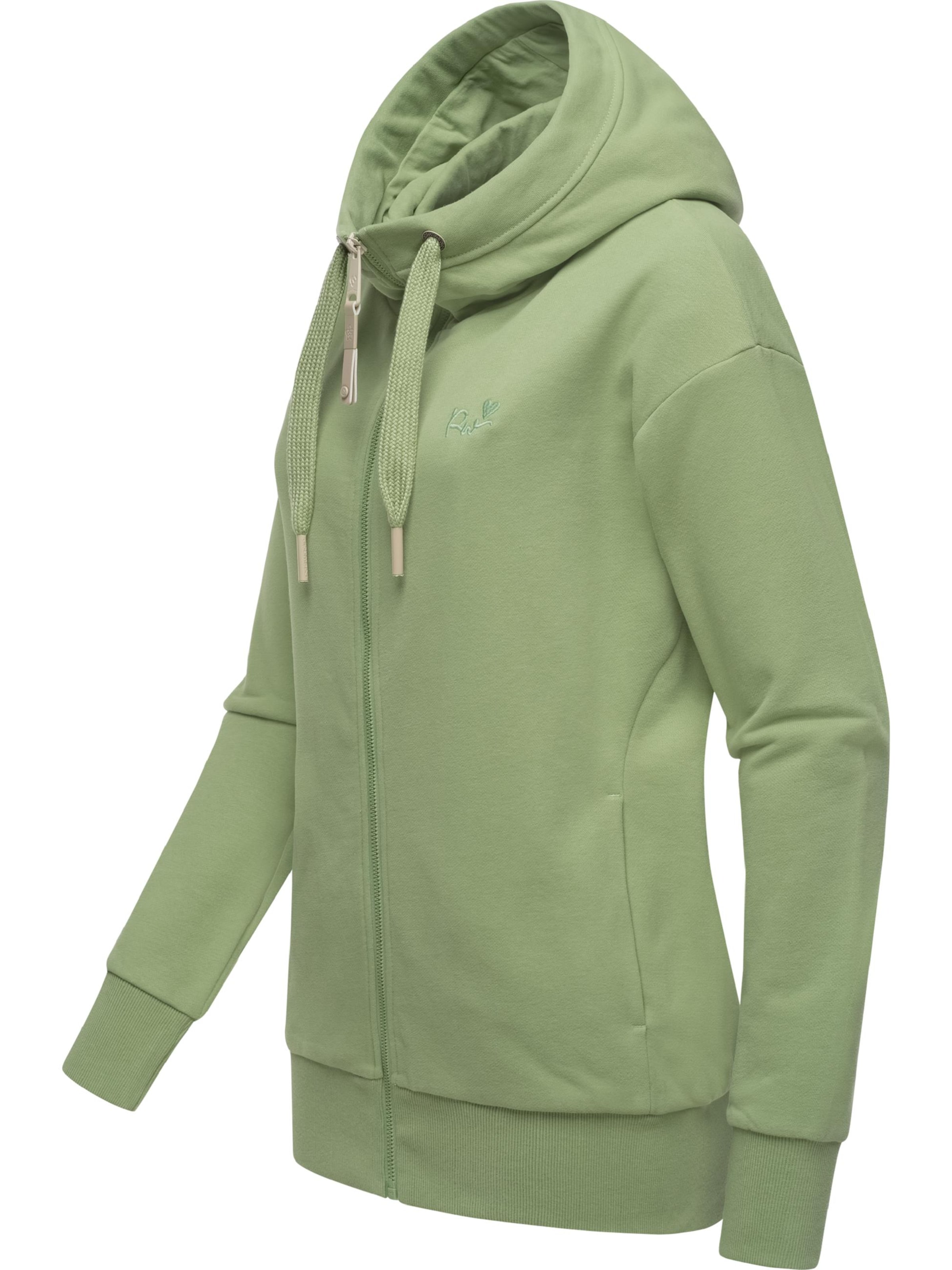 Ragwear Zip-Up Hoodie 'Yodis' in Green