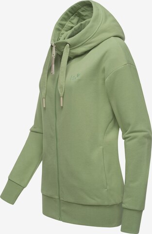 Giacca di felpa 'Yodis' di Ragwear in verde