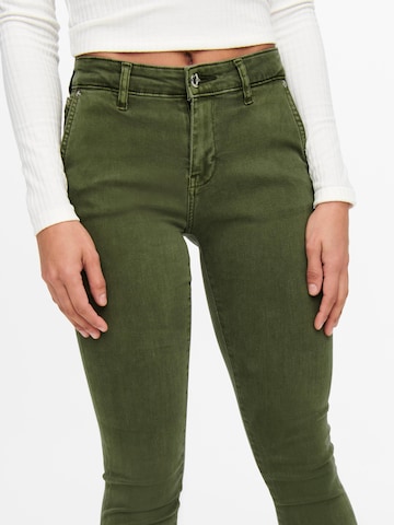 ONLY - Skinny Calças de ganga 'Blush' em verde