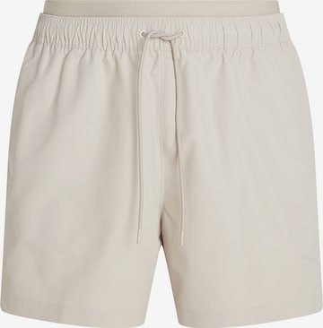 Calvin Klein Swimwear Badeshorts 'Meta Legacy' in Weiß: Vorderseite